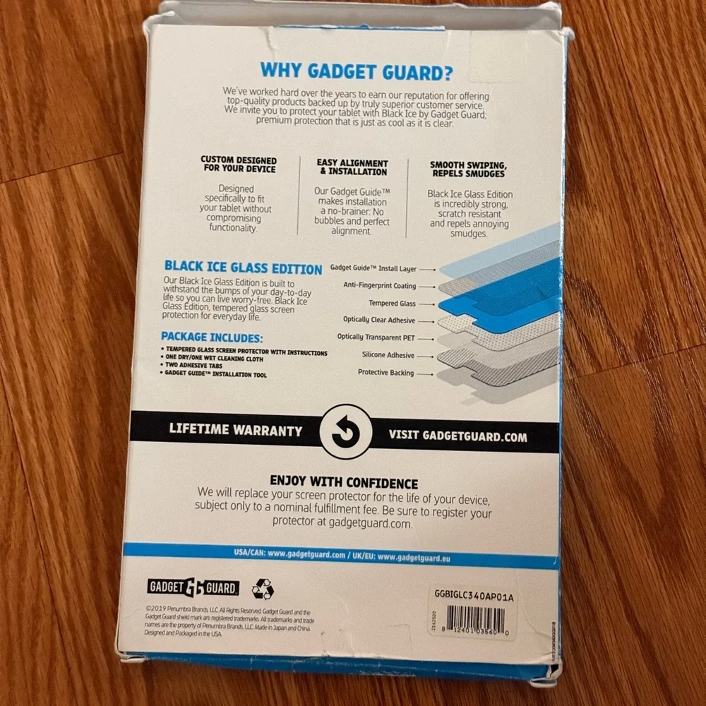 Black Ice Glass Edition Screen Protector for iPad